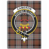 Cameron of Erracht Weathered Tartan Crest Area Rug